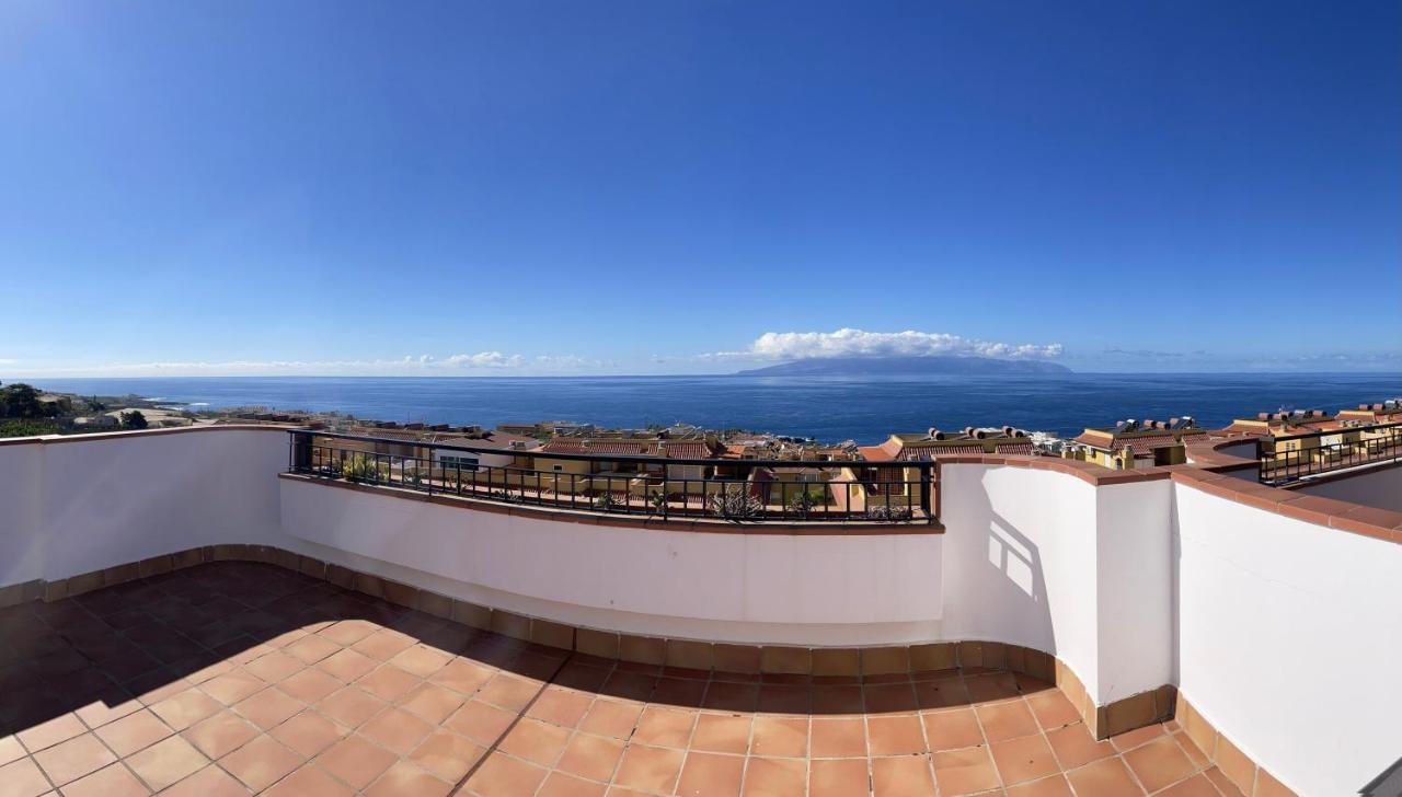 Amazing Duplex With Large Terrace And Sea Views Daire Puerto de Santiago  Dış mekan fotoğraf