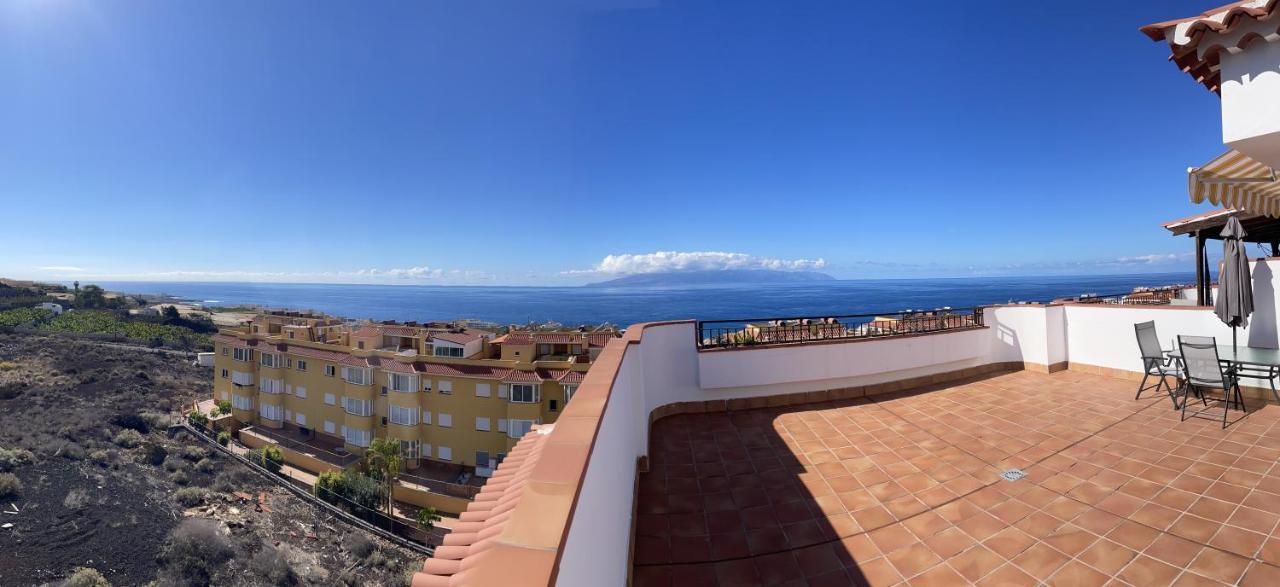 Amazing Duplex With Large Terrace And Sea Views Daire Puerto de Santiago  Dış mekan fotoğraf